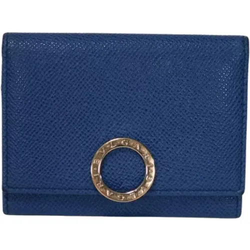 Pre-owned Wallets, female, , Size: ONE SIZE Pre-owned Leather wallets - Bvlgari Vintage - Modalova