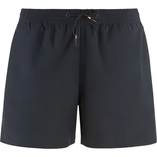 Casual Shorts, male, , Size: L Mesh-lined Swim Shorts with Pockets - RRD - Modalova