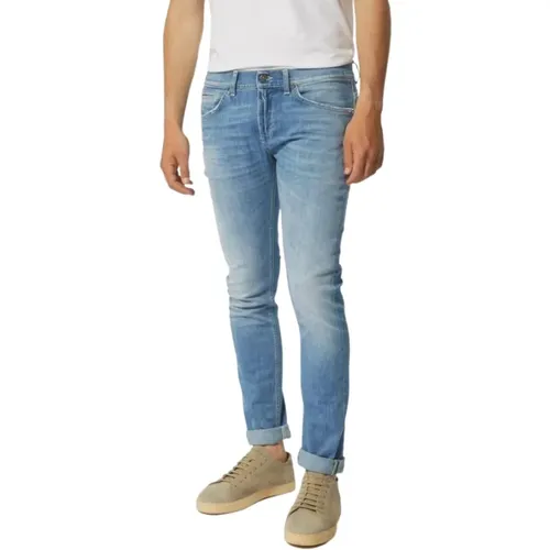 Stylish Slim-fit Jeans for Men , male, Sizes: W35 - Dondup - Modalova