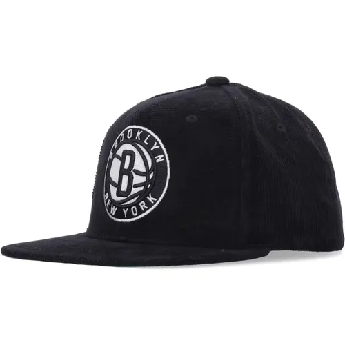 Caps, male, , Size: ONE SIZE NBA Brooklyn Nets Velvet Cap - Mitchell & Ness - Modalova