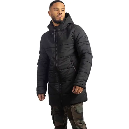 Long Puffer Winter Jacket , male, Sizes: M, L, S - Aspact - Modalova