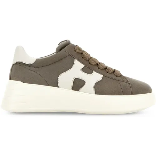 Rebel Damen Wildleder Sneakers , Damen, Größe: 36 1/2 EU - Hogan - Modalova