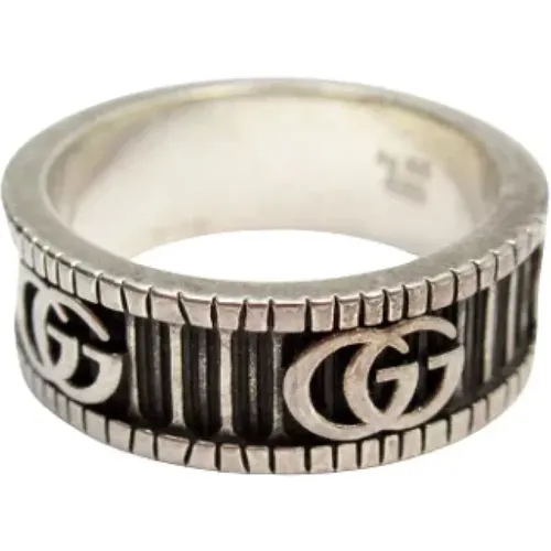 Pre-owned Silver rings , female, Sizes: ONE SIZE - Gucci Vintage - Modalova