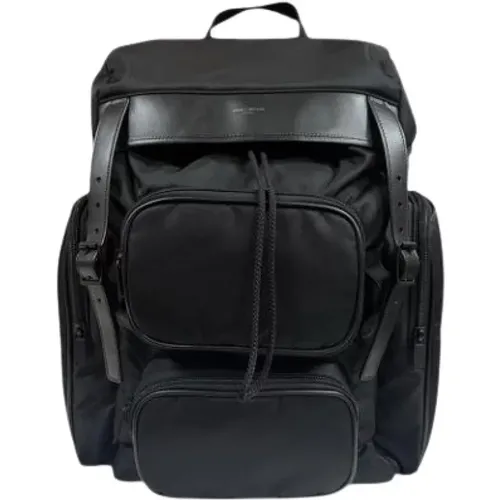 Pre-owned Backpacks, unisex, , Size: ONE SIZE Pre-owned Nylon Backpack - Saint Laurent Vintage - Modalova