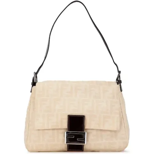 Pre-owned Canvas shoulder-bags , female, Sizes: ONE SIZE - Fendi Vintage - Modalova