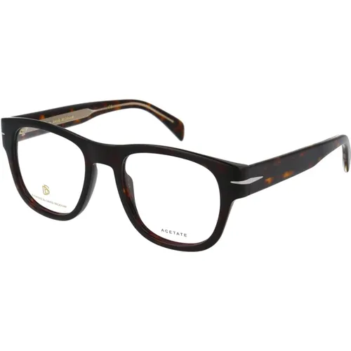 Glasses, male, , Size: 52 MM Stylish Optical Glasses DB 7025 - Eyewear by David Beckham - Modalova