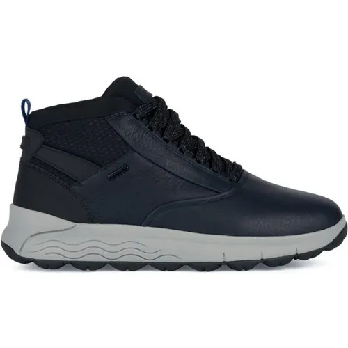 Ankle Booties Stylish Comfortable Sneakers , male, Sizes: 7 UK, 8 UK, 9 UK, 12 UK, 11 UK, 10 UK - Geox - Modalova