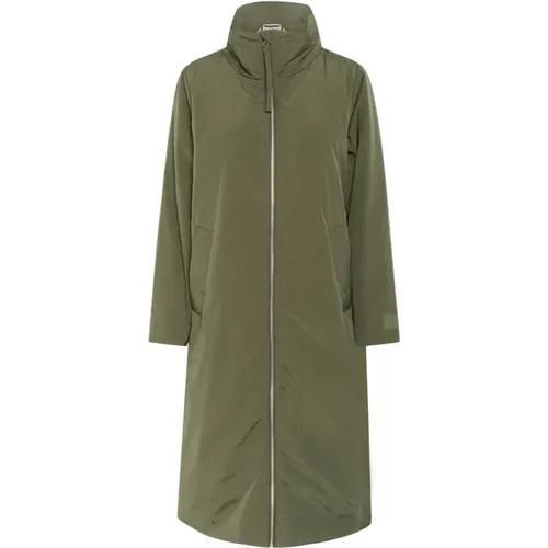 Parkas, female, , Size: 3XL Grape Leaf Jacket with Zipper Closure - Part Two - Modalova