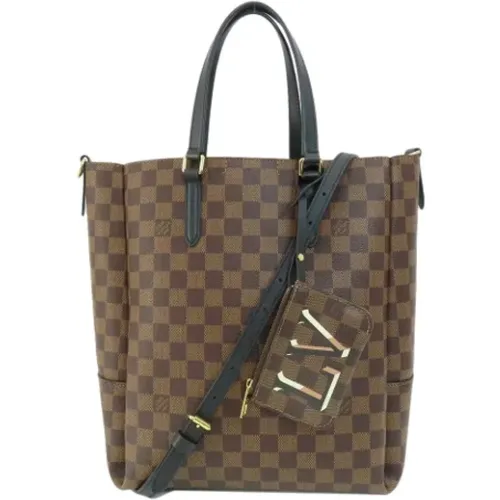 Pre-owned Tote Bags, female, , Size: ONE SIZE Pre-owned Canvas louis-vuitton-bags - Louis Vuitton Vintage - Modalova