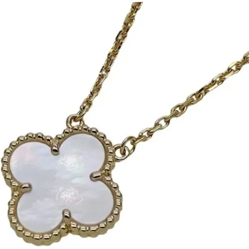 Pre-owned Gold necklaces , female, Sizes: ONE SIZE - Van Cleef & Arpels Pre-owned - Modalova