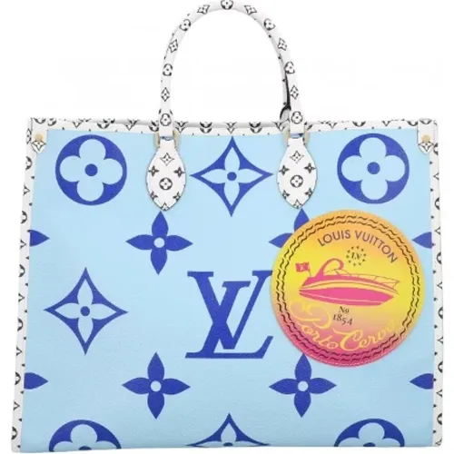 Pre-owned Tote Bags, female, , Size: ONE SIZE Pre-owned Canvas shoppers - Louis Vuitton Vintage - Modalova