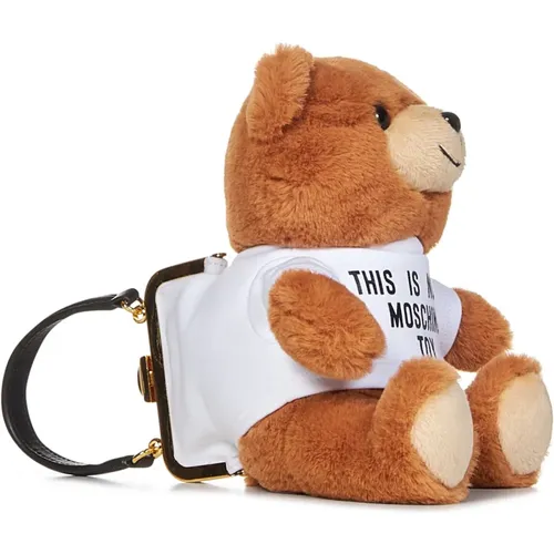 Cross Body Bags, female, , Size: ONE SIZE Teddy Bear Design Bag - Moschino - Modalova