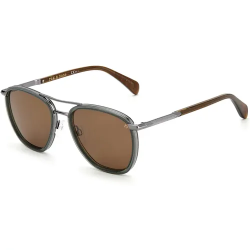 Stylische Sonnenbrille Rnb5039/S , Herren, Größe: 54 MM - Rag & Bone - Modalova