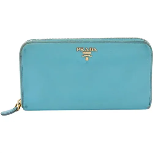 Pre-owned Leather wallets , female, Sizes: ONE SIZE - Prada Vintage - Modalova