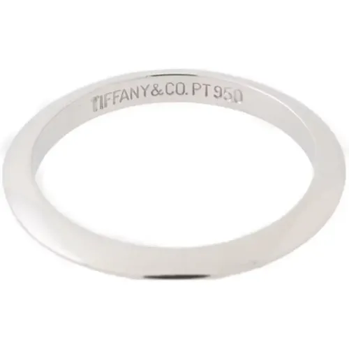 Pre-owned Jewellery, female, , Size: ONE SIZE Pre-owned Platinum rings - Tiffany & Co. Pre-owned - Modalova