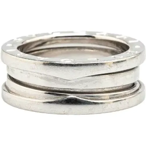 Pre-owned Jewellery, female, , Size: ONE SIZE Pre-owned White Gold rings - Bvlgari Vintage - Modalova