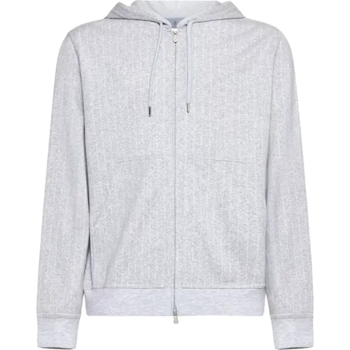 Graue Pullover für Männer - BRUNELLO CUCINELLI - Modalova