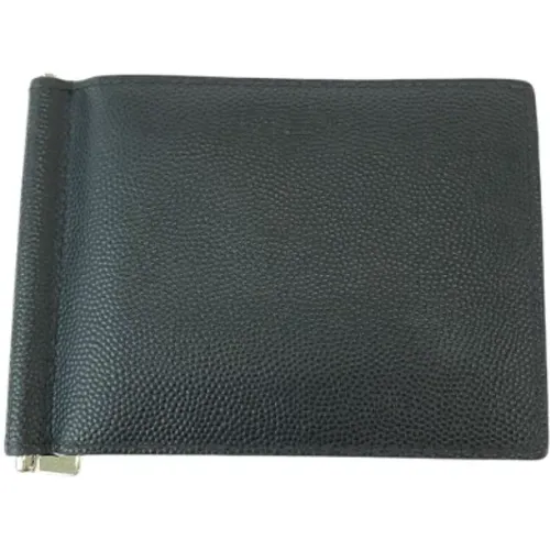 Pre-owned Wallets, male, , Size: ONE SIZE Pre-owned Leather wallets - Yves Saint Laurent Vintage - Modalova