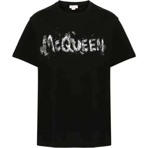 T-Shirts Polos for Men , male, Sizes: M, XL, L, S - alexander mcqueen - Modalova