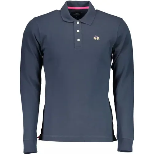 Cotton Polo Shirt with Embroidery , male, Sizes: L, XL - LA MARTINA - Modalova