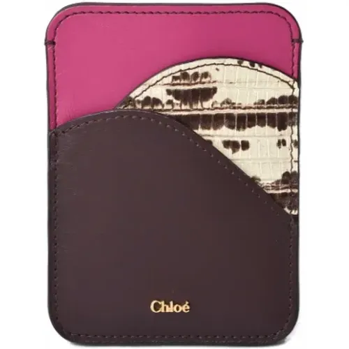 Pre-owned Wallets, female, , Size: ONE SIZE Pre-owned Leather wallets - Chloé Pre-owned - Modalova