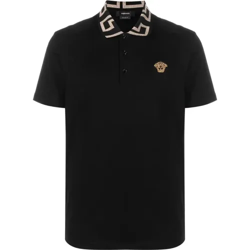 T-Shirts & Polos for Men , male, Sizes: L, XL, S - Versace - Modalova