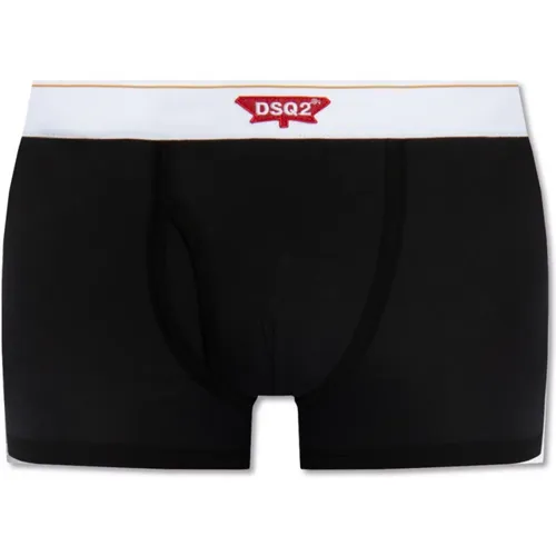 Bottoms, male, , Size: S Boxers with logo - Dsquared2 - Modalova