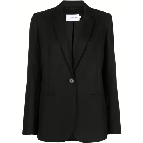 Schwarze Jacken für Männer , Damen, Größe: L - Calvin Klein - Modalova