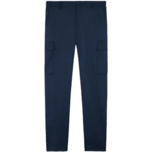 Navy Cargo Trousers , male, Sizes: 2XL, M, L, 3XL - PAUL & SHARK - Modalova