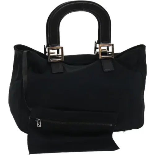 Nylon Handbag by Fendi , female, Sizes: ONE SIZE - Fendi Vintage - Modalova