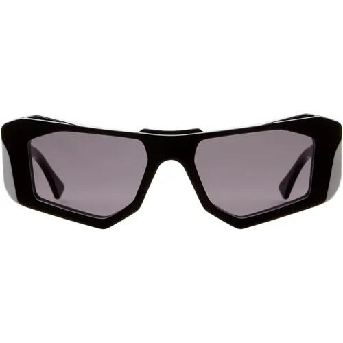 Shine Rectangular Cat-Eye Sunglasses , female, Sizes: ONE SIZE - Kuboraum - Modalova