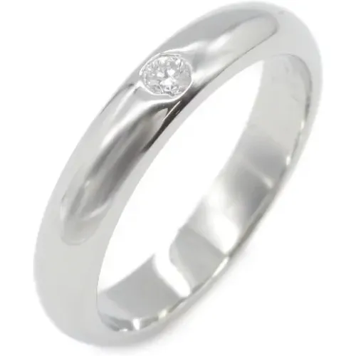 Pre-owned Jewellery, female, , Size: ONE SIZE Pre-owned Platinum rings - Cartier Vintage - Modalova