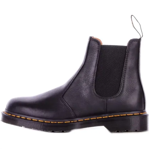 Chelsea Boots, male, , Size: 10 US Leather Logo Boots Rubber Sole - Dr. Martens - Modalova