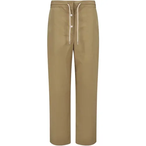 Straight Trousers, female, , Size: M Minimalist Wide Leg Drawstring Pants - The Row - Modalova