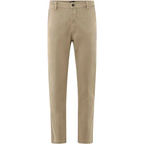 Chinos, male, , Size: W33 Spy Slim-fit Stretch Cotton Pants - BomBoogie - Modalova