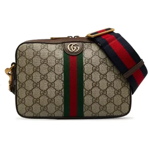 Pre-owned Shoulder Bags, female, , Size: ONE SIZE Pre-owned Leather shoulder-bags - Gucci Vintage - Modalova