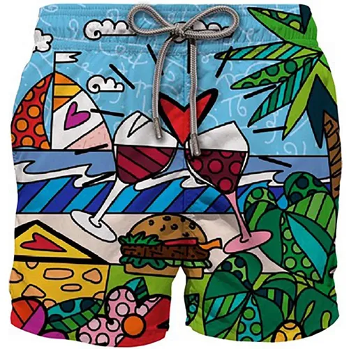 Beachwear, male, , Size: XL Sea Clothing MultiColour Stylish - MC2 Saint Barth - Modalova