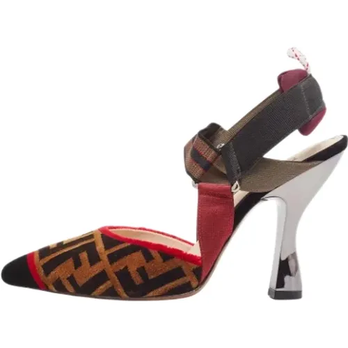 Pre-owned Canvas heels , female, Sizes: 5 UK - Fendi Vintage - Modalova