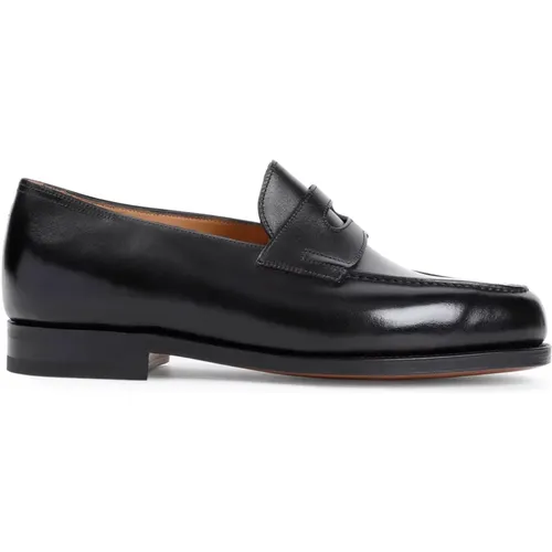 Schwarze Loafer Schuhe für Männer - John Lobb - Modalova