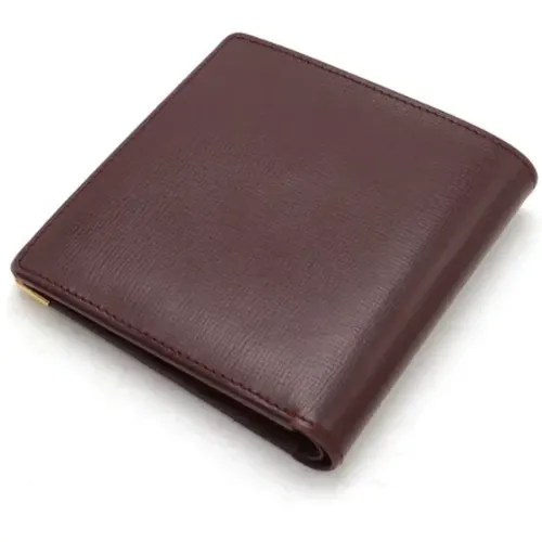 Pre-owned Wallets, female, , Size: ONE SIZE Pre-owned Leather wallets - Cartier Vintage - Modalova