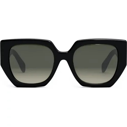 Sunglasses, unisex, , Size: ONE SIZE Cl40239F Sunglasses with Triomphe Logo and Grey Lenses - Celine - Modalova