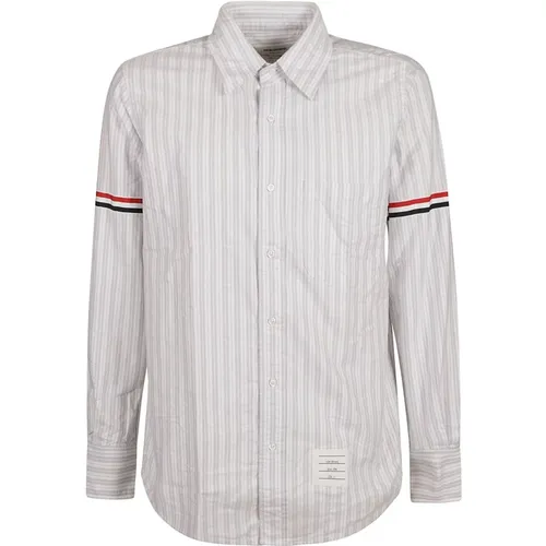 Casual Shirts, male, , Size: S Classic White Shirt - Thom Browne - Modalova