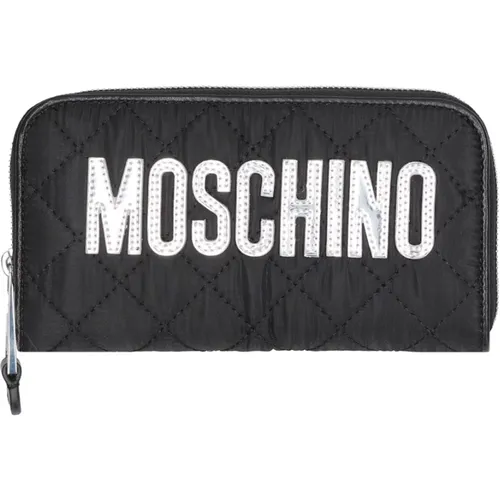 Stilvolle Steppbrieftasche/Kartenhalter - Moschino - Modalova