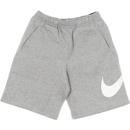 Casual Shorts, male, , Size: XL Plush Tracksuit Pants Heather - Nike - Modalova