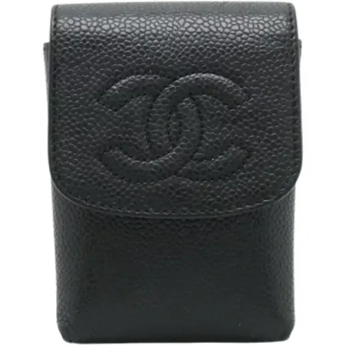 Pre-owned Leather home-office , male, Sizes: ONE SIZE - Chanel Vintage - Modalova