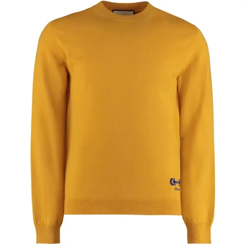 Cachemire Sweater - Regular Fit , male, Sizes: M - Gucci - Modalova