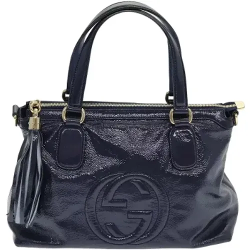 Pre-owned Tote Bags, female, , Size: ONE SIZE Pre-owned Leather gucci-bags - Gucci Vintage - Modalova