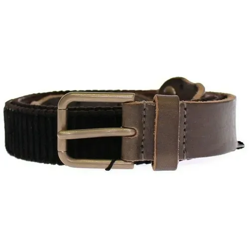 Belts, unisex, , Size: 95 CM Leather Logo Belt - Dolce & Gabbana - Modalova