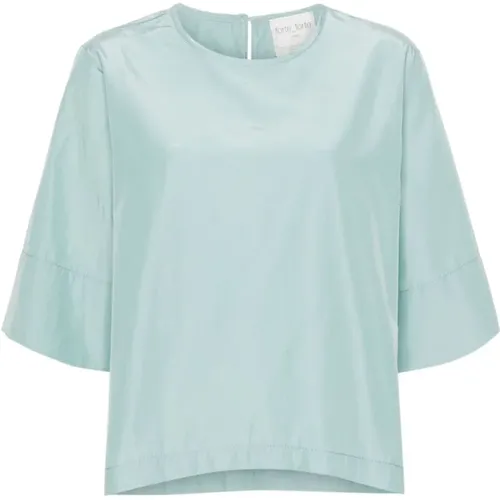 Oversized Taffettas T-Shirt , female, Sizes: XS, M, S - Forte Forte - Modalova