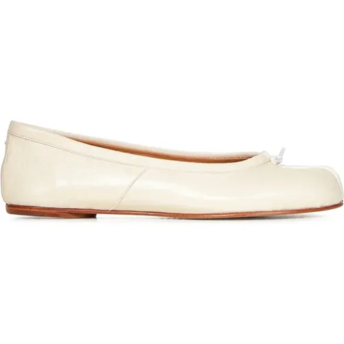 Leather Ballerina Shoes , female, Sizes: 3 1/2 UK, 3 UK, 2 UK - Maison Margiela - Modalova